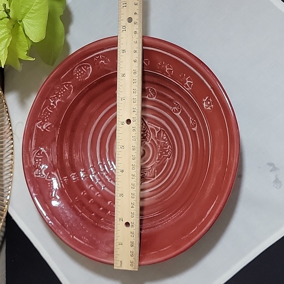 Vintage Michael Kennedy Studio Pottery Fish Bowl.  Signed - Picture 4 of 9